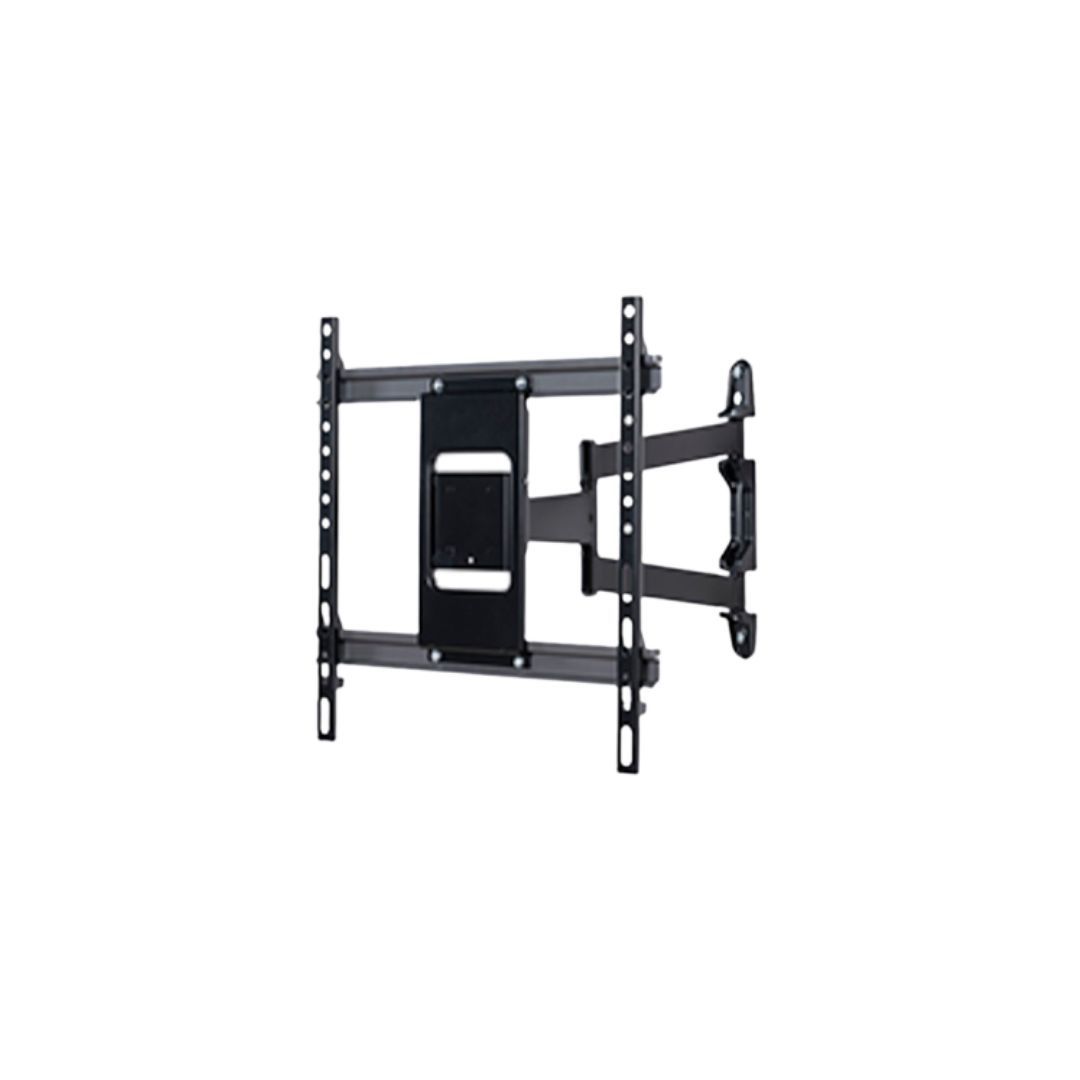 B-Tech Pro Wall Mount for Monitor, Black, 35kg Capacity, VESA Max 400x400mm, 180° Rotation, +10°/-2° Tilt
