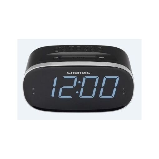 Grundig SONOCLOCK3100 FM Radio Alarm Clock - White LCD - USB Port