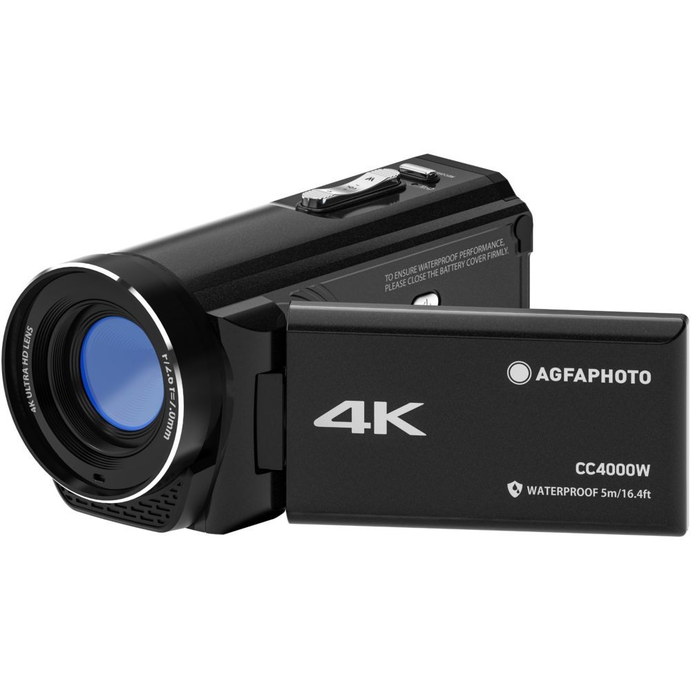Agfa CC4000W 4K Waterproof Camera - Black