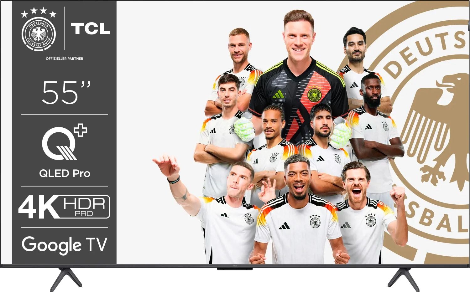 TCL 55C61B - 55" Smart TV - QLED Pro - 4K UHD (2160p) HDR - LED Direct, Quantum Dot