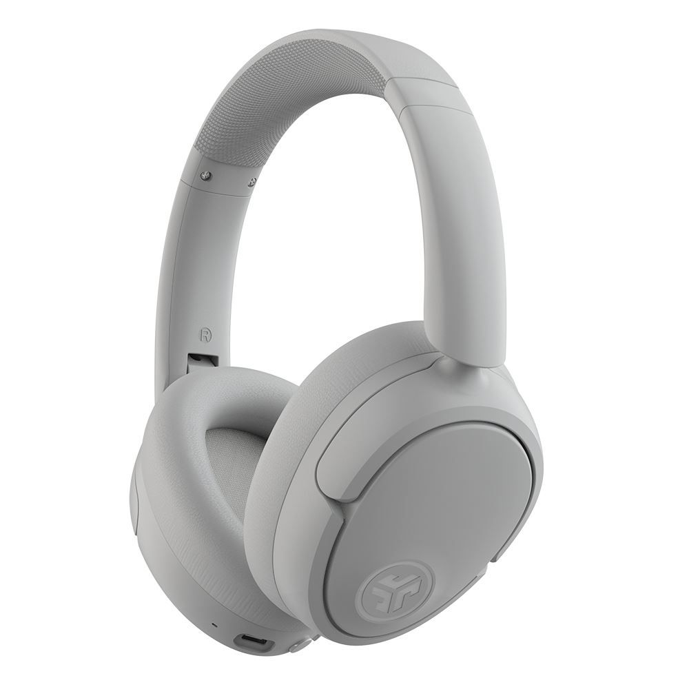 JLAB Jbuds LUX ANC - Bluetooth Wireless Over-Ear Headphones with Active Noise Cancellation - White