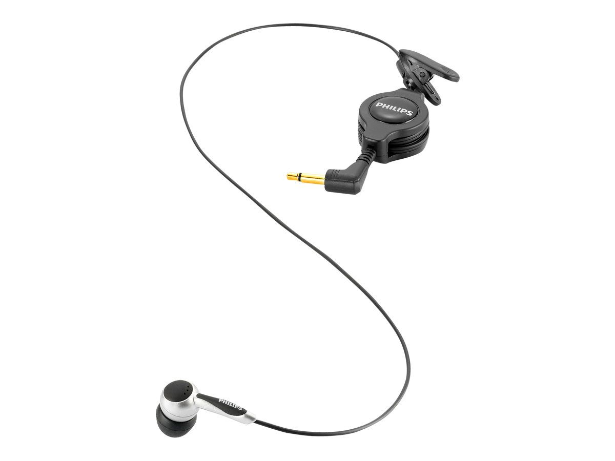 Philips LFH9162 - In-Ear Headset - Wired - 3.5mm Jack - Black/Silver