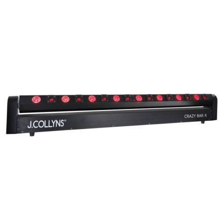 J.COLLYNS Crazy Bar R - 8 Laser Red Bar + 8 LEDs