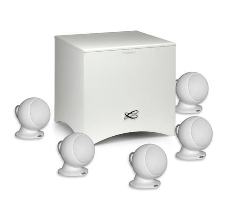 Cabasse Alcyone 3 5.1 Compact Speaker Pack - White