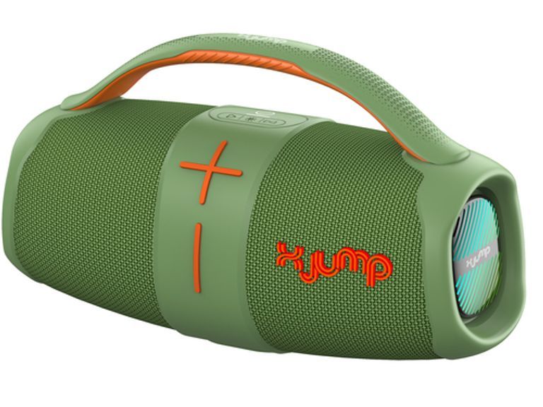 X JUMP XJ 120 Portable Stereo Speaker, Green, 40W