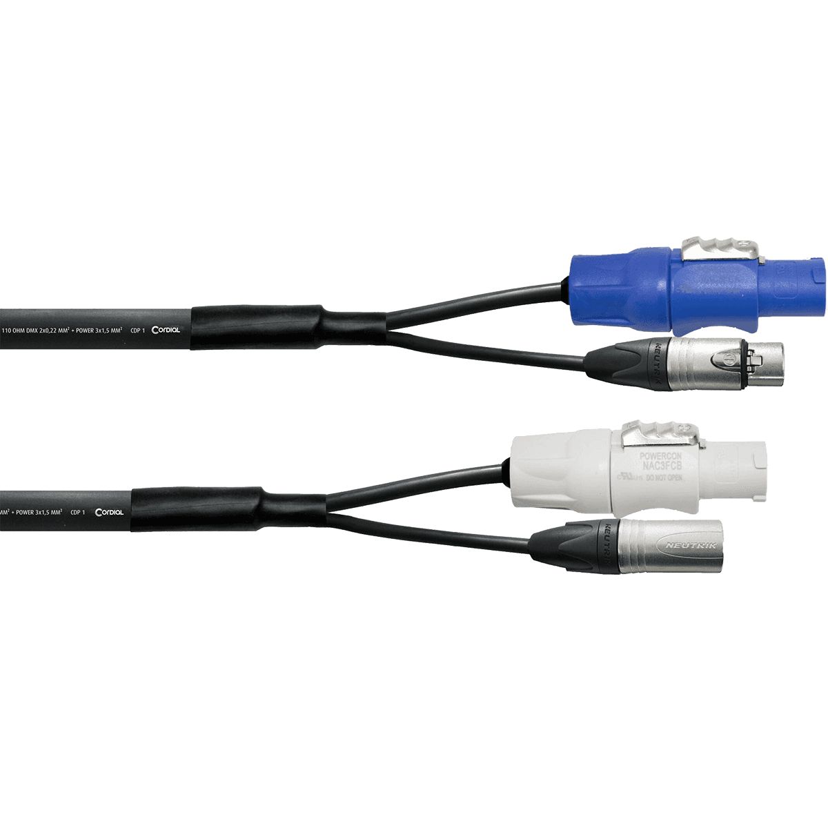 Cordial ELC CPH5-DMX1-5-PWR1 5m Hybrid DMX Cable