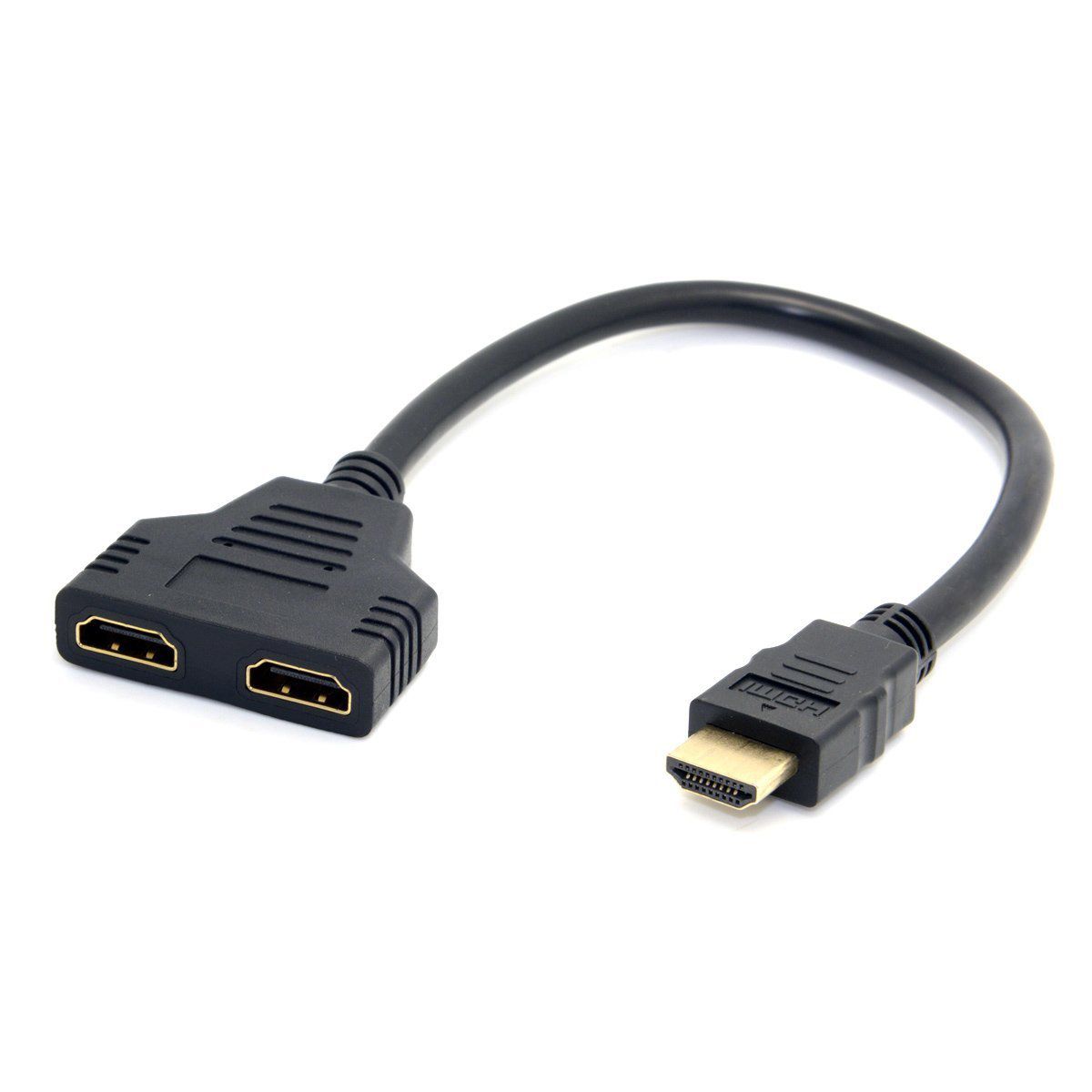 Câble de distribution HDMI 1080P mâle à 2 ports HDMI femelles - Noir