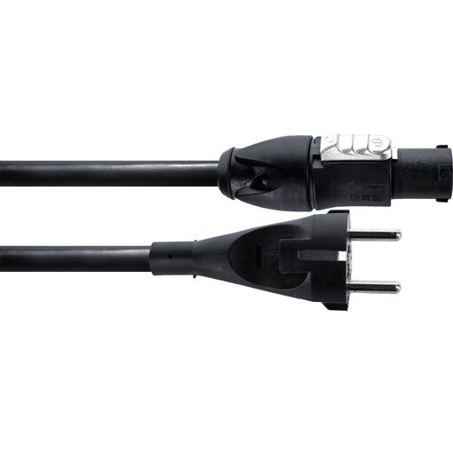 Câble PowerCON Schuko Droit 1,5 m - Cordial ELC CFCA1.5SO-TRUE1