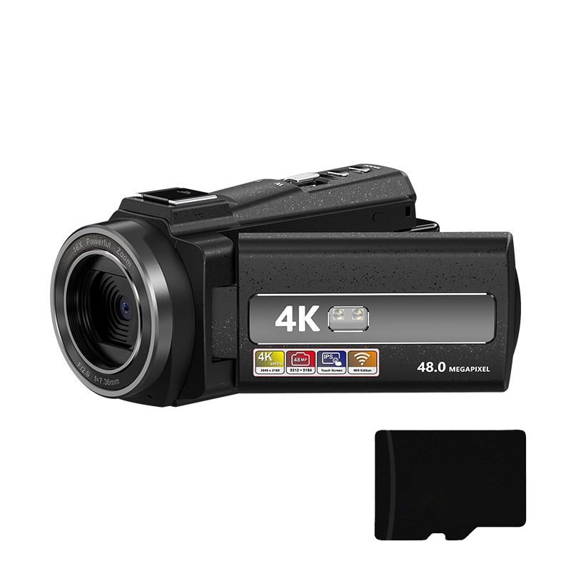INF 4K Camera - 48MP, 16x Zoom, Night Vision, 3.0-inch Screen, HDMI