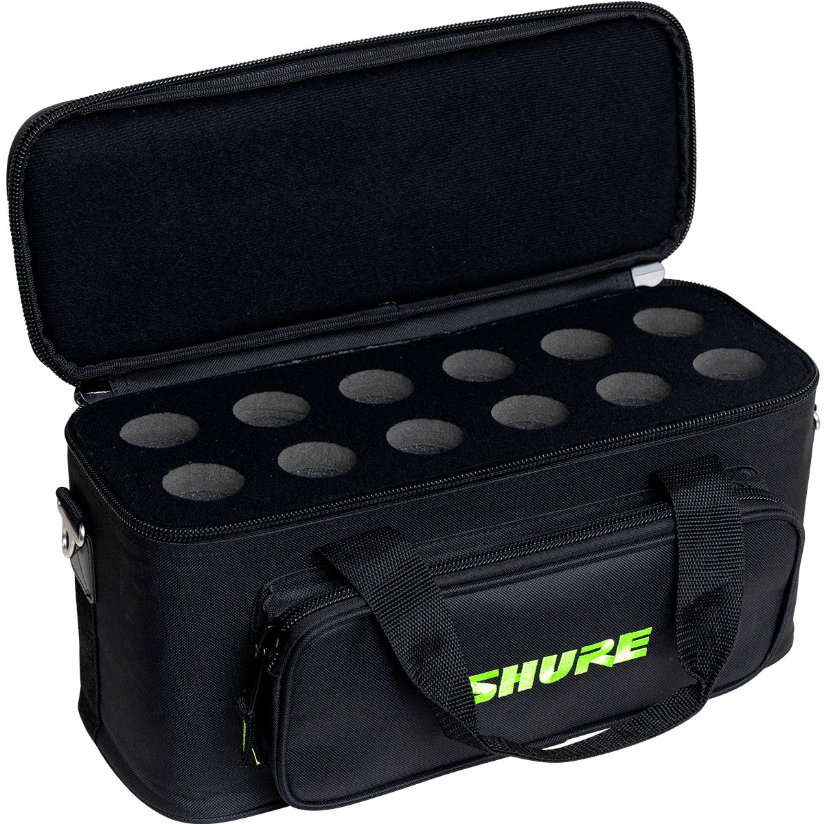 Shure ASG SH-MICBAG12 Nylon Padded Bag for 12 Microphones
