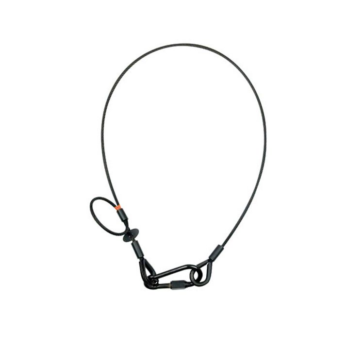 Showtec Saveking 5mm Security Cable, Black (1m, Max. Load: 60kg)
