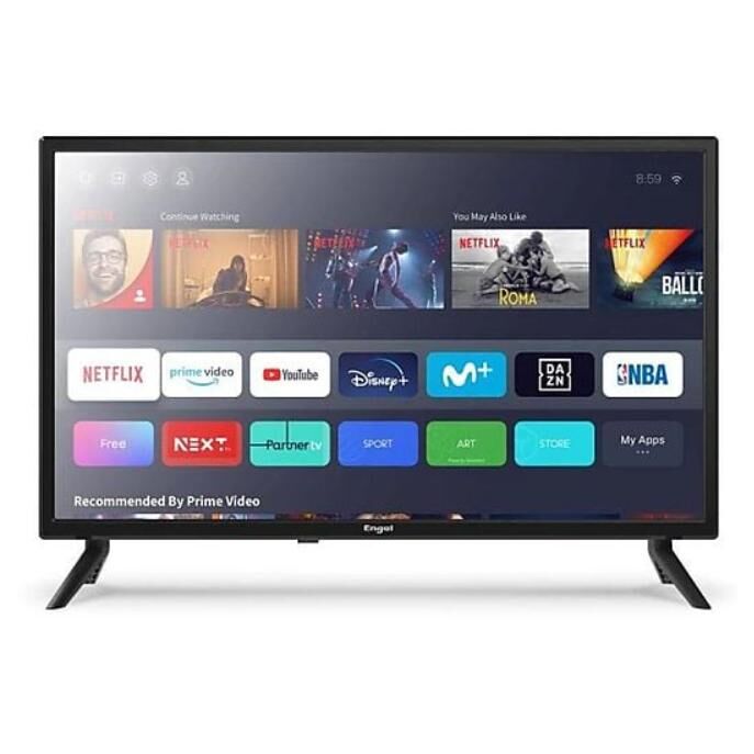 Engel 24-Inch HD Smart TV (LE 2485 SM), Black