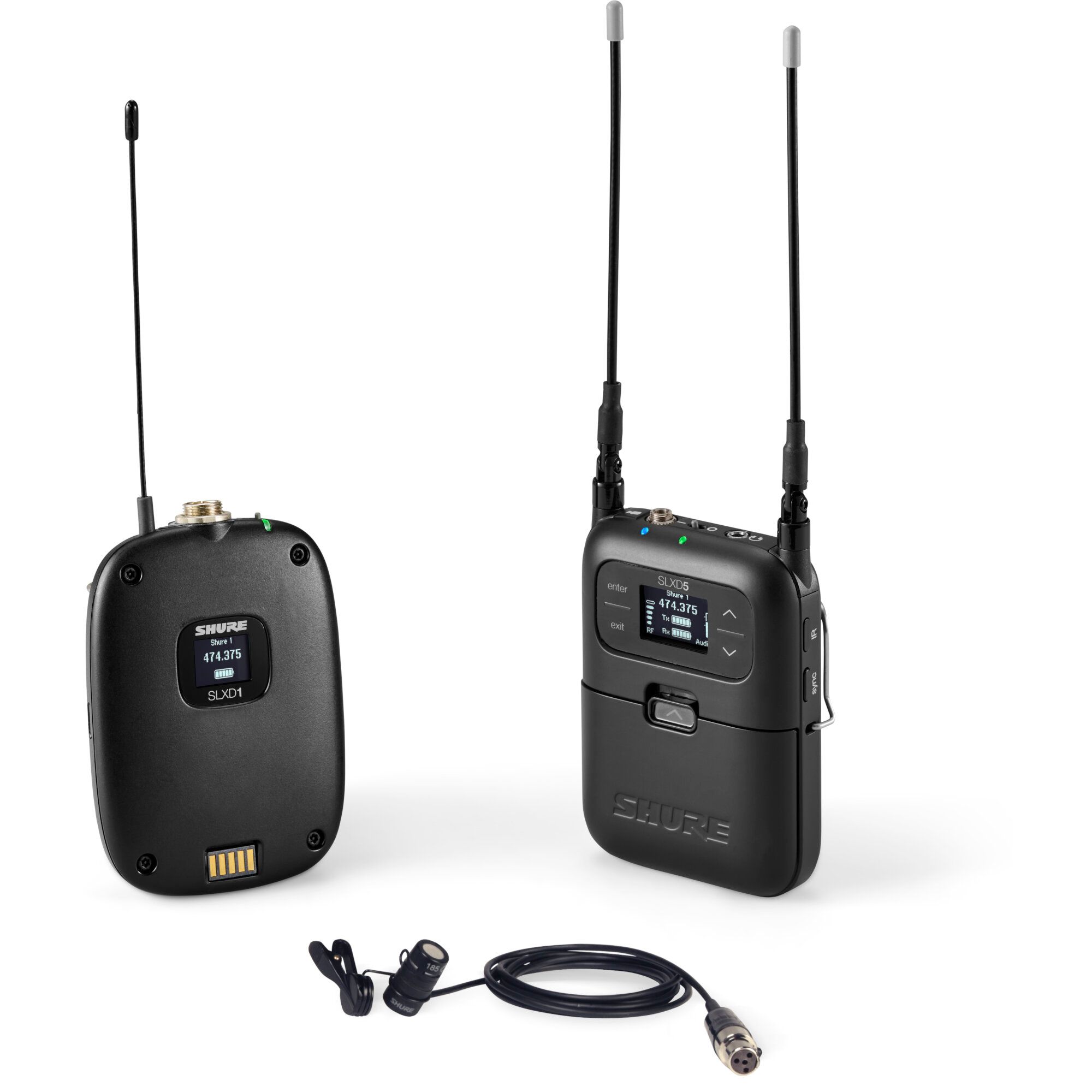 Sistema inalámbrico de micrófono para solapa Shure SLXD15/DL4B (518-562 MHz)