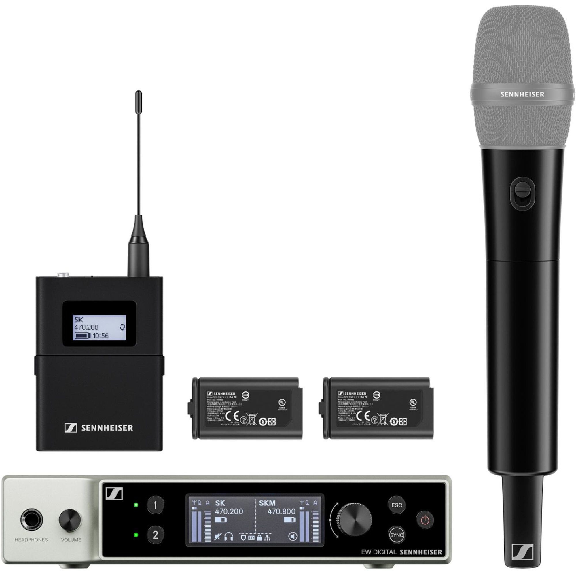 Kit micro sans fil Sennheiser EW-DX SK (Q1-9, 470.2 - 550 MHz)