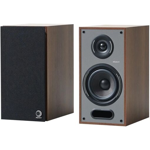 Elipson Horus 6B Bookshelf Speaker - Grey Dark Oak