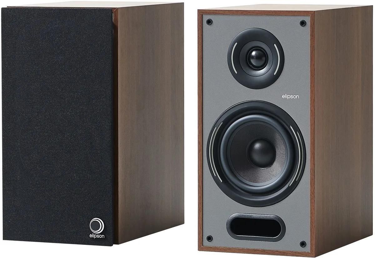 Elipson Horus 6B Bookshelf Speaker - Grey Dark Oak