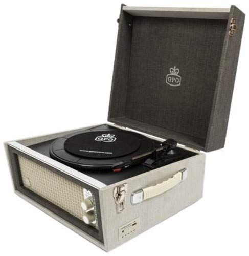 GPO Retro Vinyl Speaker - Bermuda GPO Retro Grey