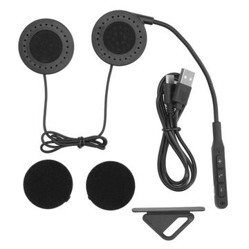 Conjunto de casco de moto con auriculares Bluetooth resistentes al agua WUDDING QP18575