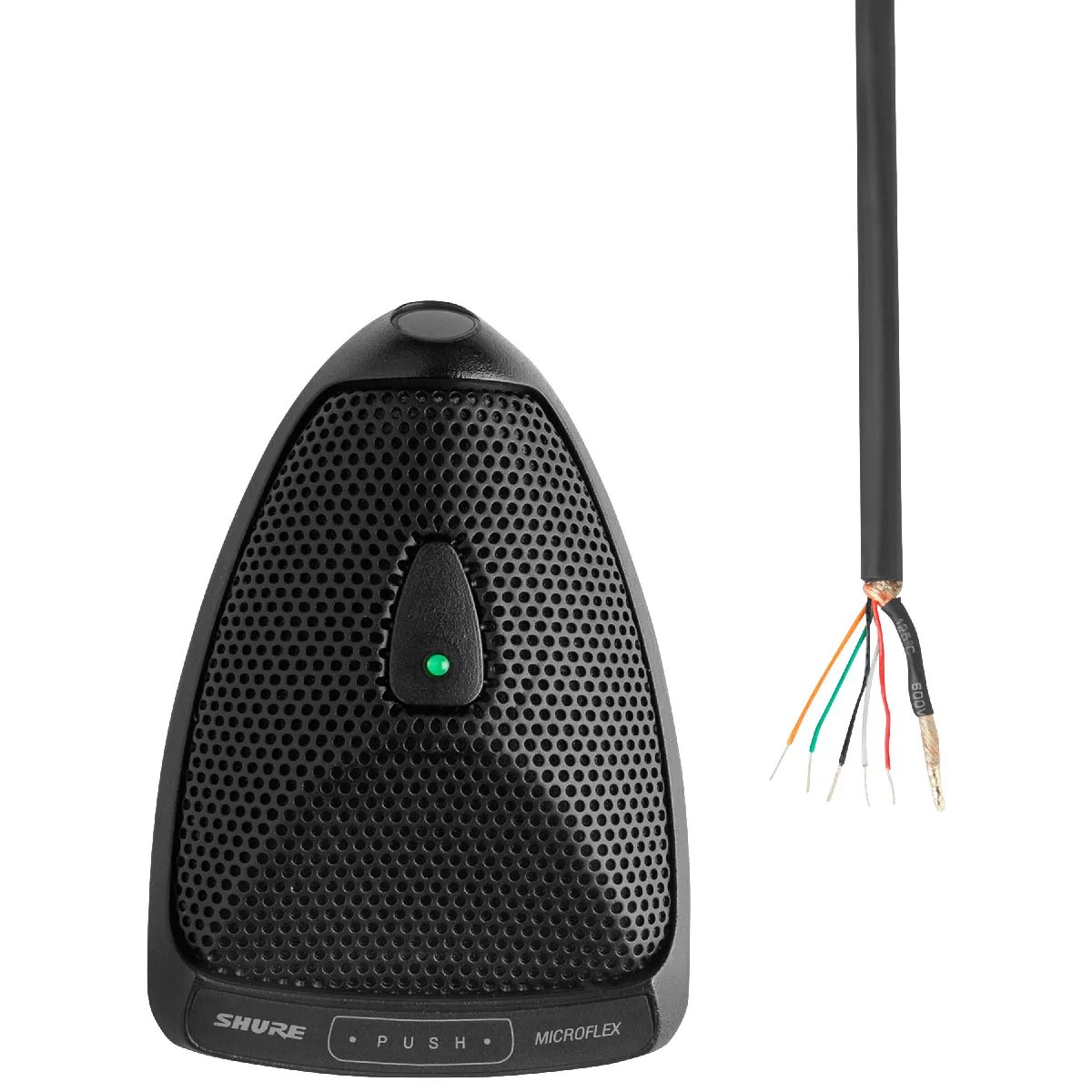Shure MX392BE-C - Black - Cardioid External Microphone - Wired