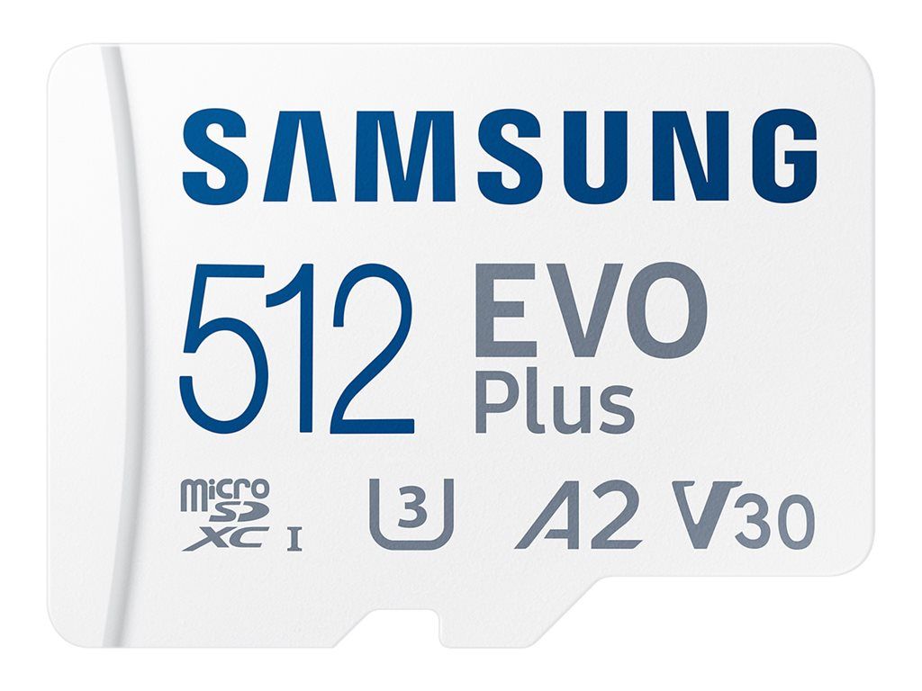 Samsung EVO Plus 512GB MicroSDXC Card - White