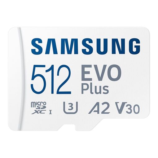 Samsung EVO Plus 512GB MicroSDXC Card - White