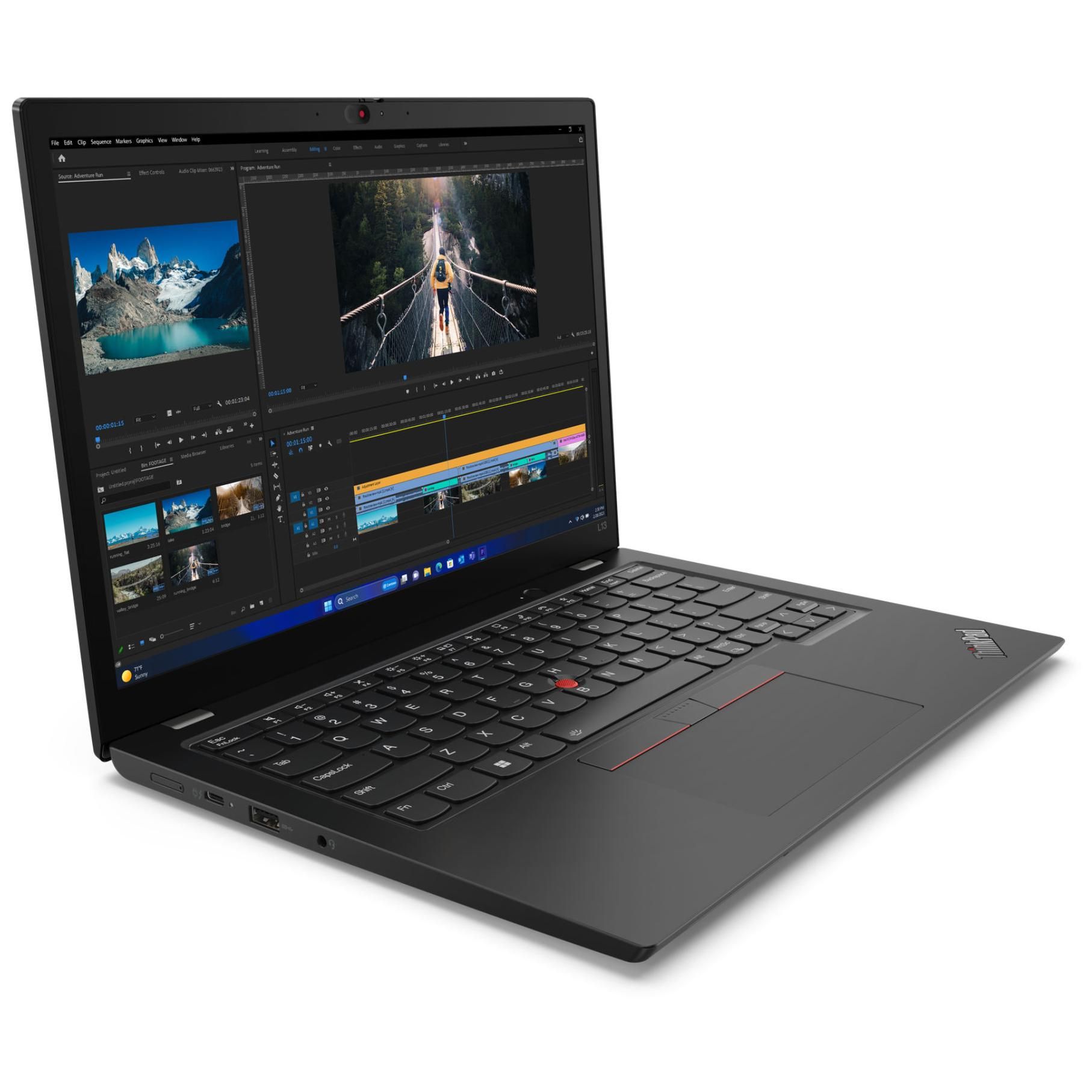 Lenovo ThinkPad X13 Gen 5 - 13.3" Core i7 12th Gen 16GB RAM 512GB SSD Intel Iris Xe Graphics (Black AZERTY)