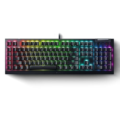 Razer Blackwidow V4 X (Conmutador Amarillo) - Distribución estadounidense