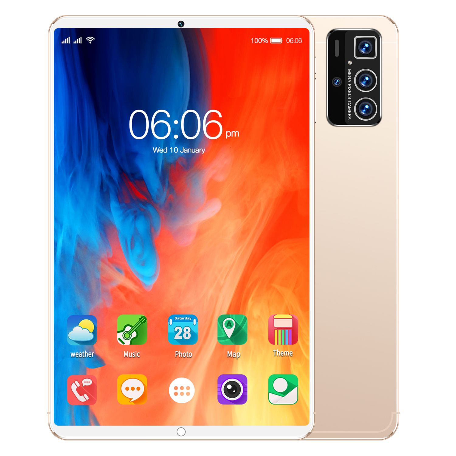 LOIDIS Pro 14 (2024) 32GB 10.1-inch Wi-Fi Tablet - Gold
