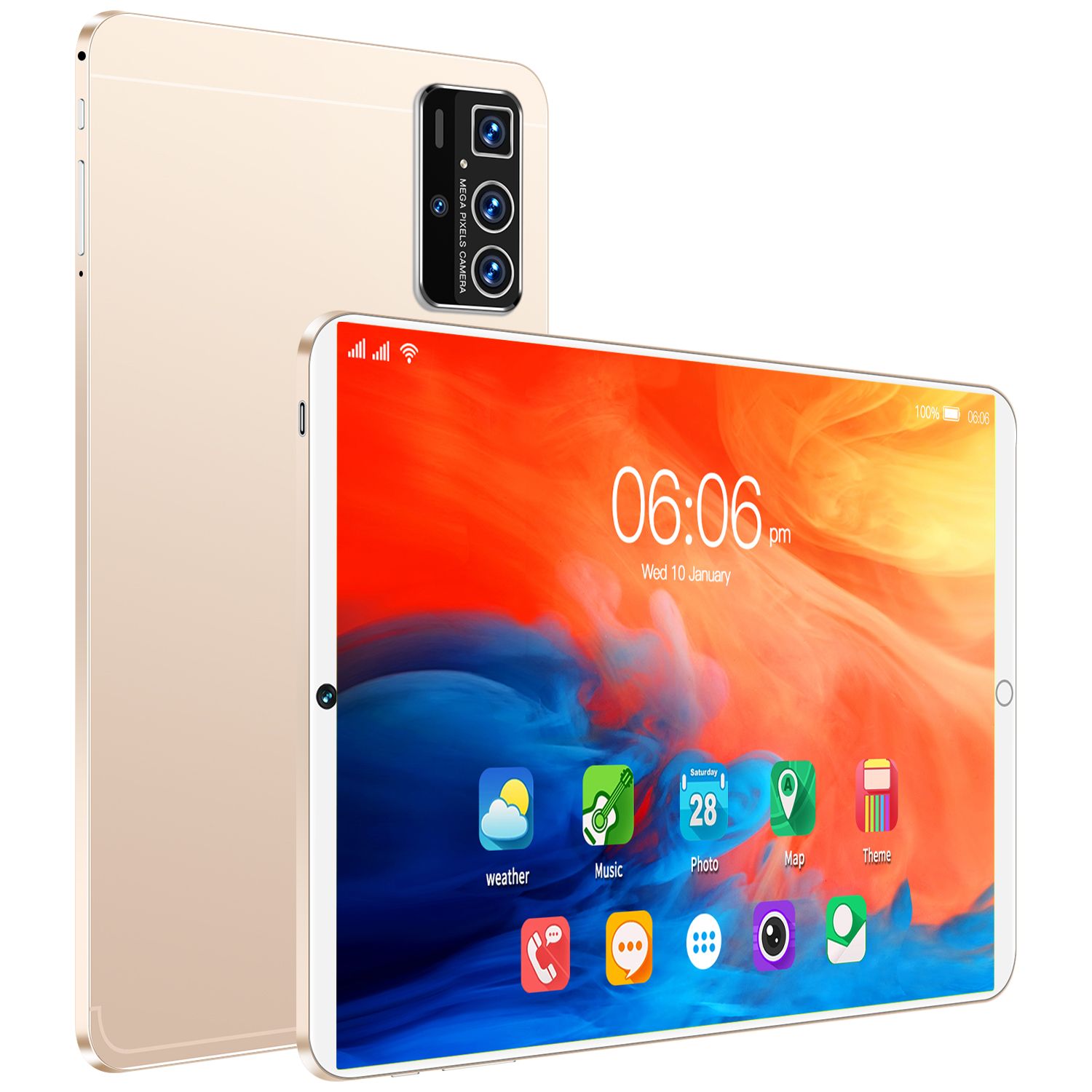 LOIDIS Pro 14 (2024) 64GB 10.1-inch Wi-Fi Tablet - Gold