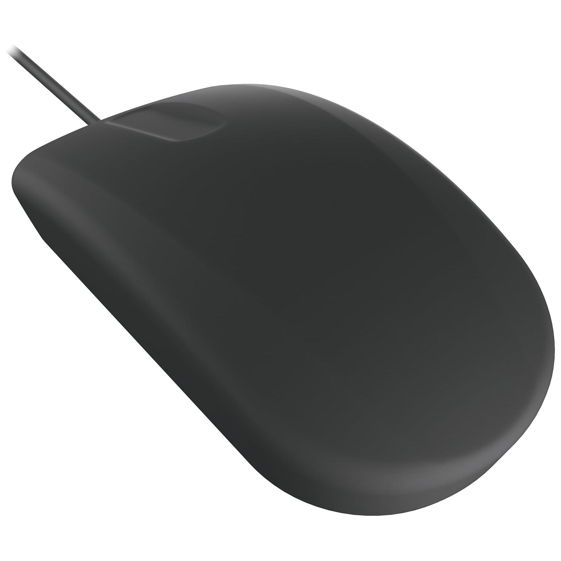 Contour Active Medical Mouse AK-PMH3 - Standard, Ergonomic, Hygienic Design - Right/Left Handed - Optical - 3 Buttons - Wired - USB - Black