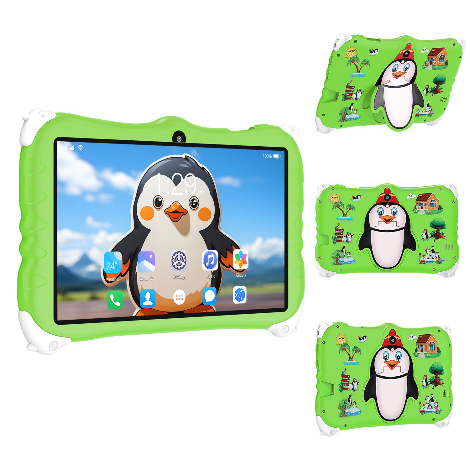 LOIDIS Children's Tablet C78 (2024) 64GB 7.1-inch Wi-Fi Green