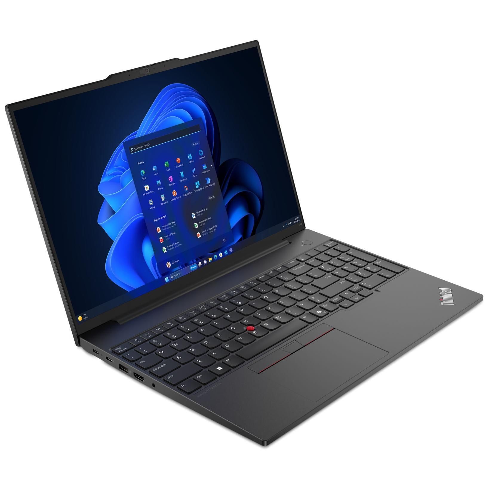 Lenovo ThinkPad E16 Gen 2 - 16" Core i7 125U, 16GB RAM, 512GB SSD, Black AZERTY Keyboard