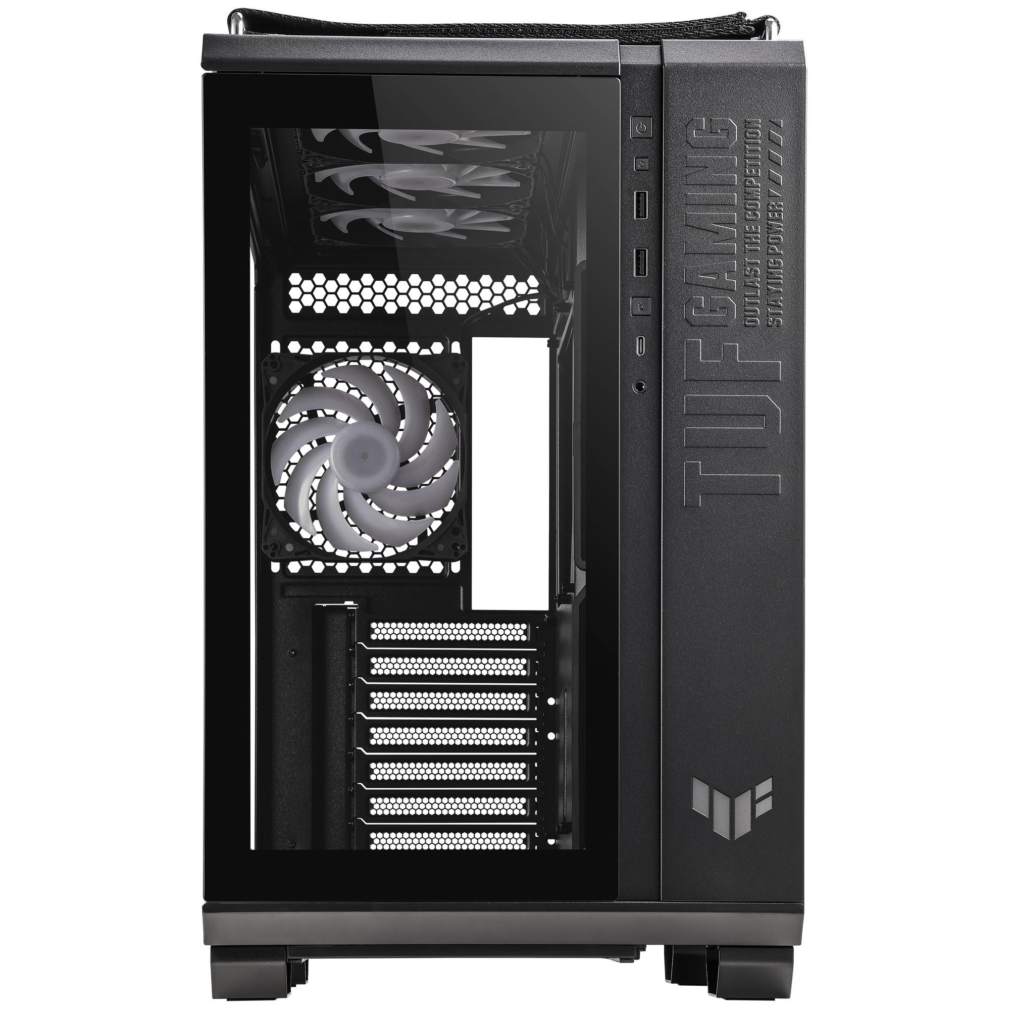 ASUS TUF Gaming GT502 Plus - Mid-Tower Case - Black - RGB - Window