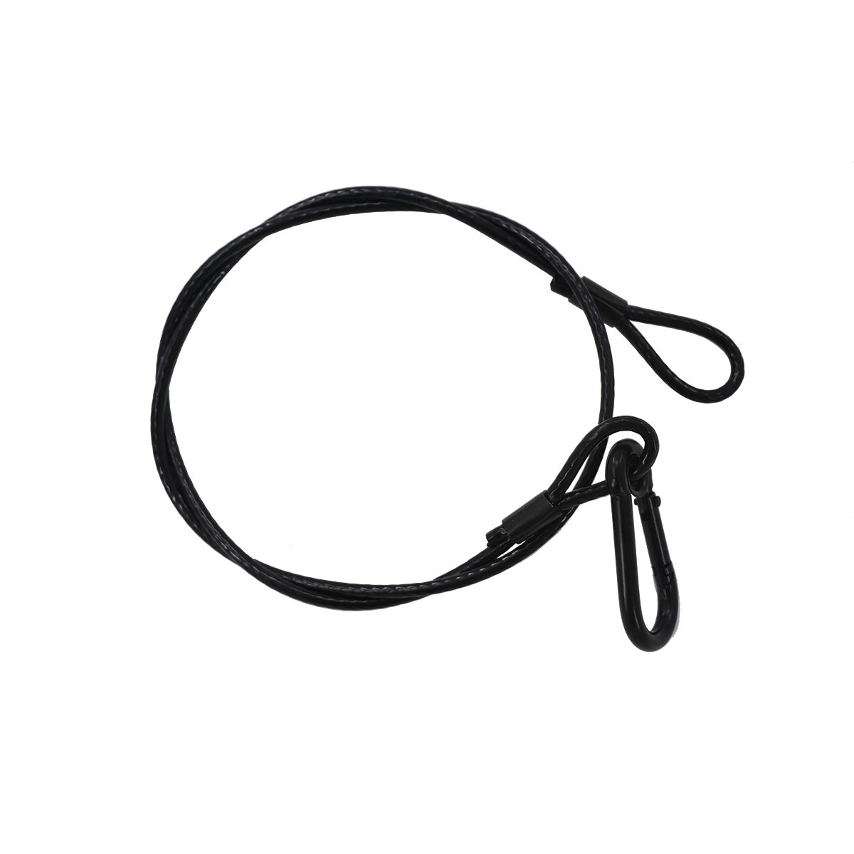 Algam Lighting LAL SWB-4-85 Pack of 12 Safety Slings, 4mm x 85cm Black