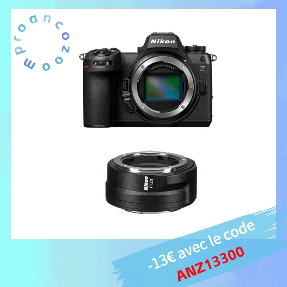 Nikon Z6 III 24.5MP Mirrorless Camera Body + Nikon FTZ II Lens