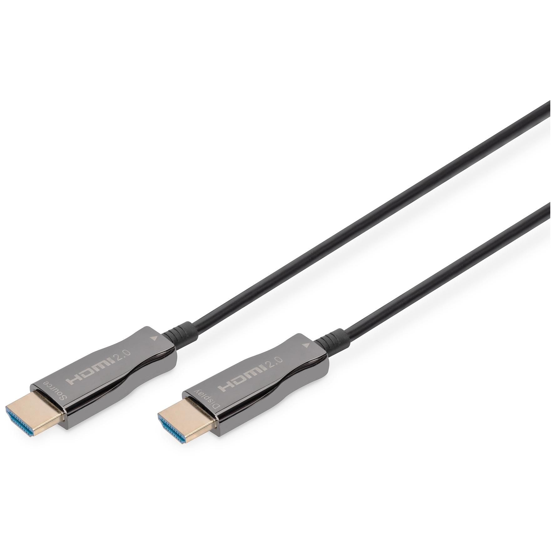 Digitus Hybrid Fiber Optic HDMI Cable, UHD 4K, 15m