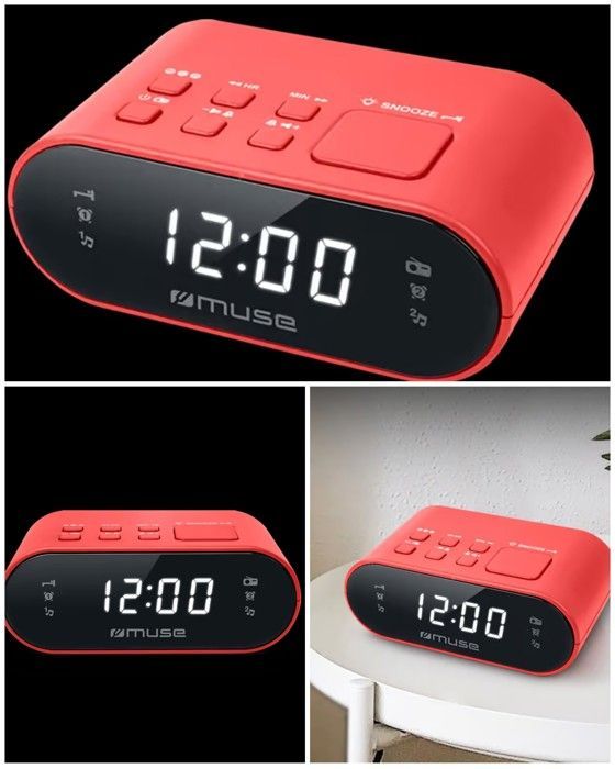 Muse Radio-Alarm Clock with Dual Alarms