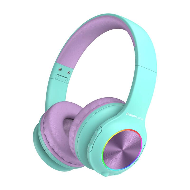 PowerLocus Kids Wireless Headphones PLED (Blue & Purple)