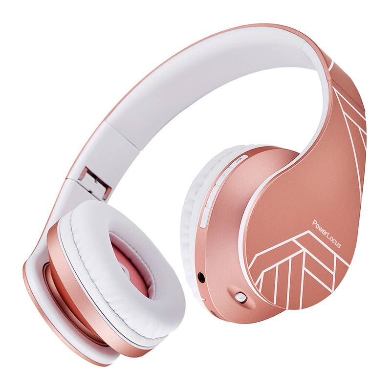 Casques audio sans fil PowerLocus P2 (Or Rose)