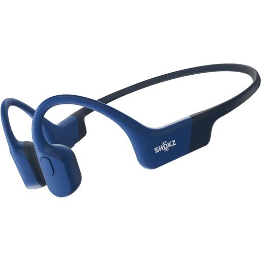 Shokz OpenRun USB-C - Auriculares deportivos inalámbricos de conducción ósea - Azul