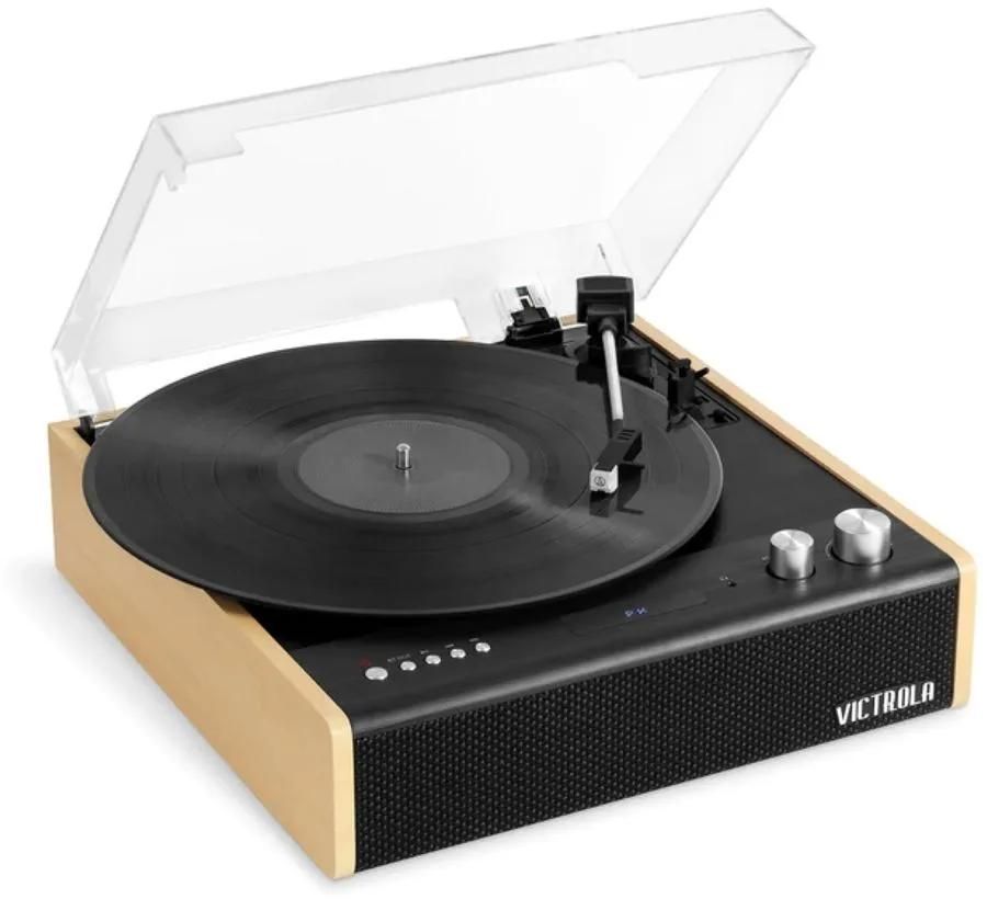 VICTROLA Platinum Vinyl Bluetooth Ultra Compact Eastwood Bamboo Turntable