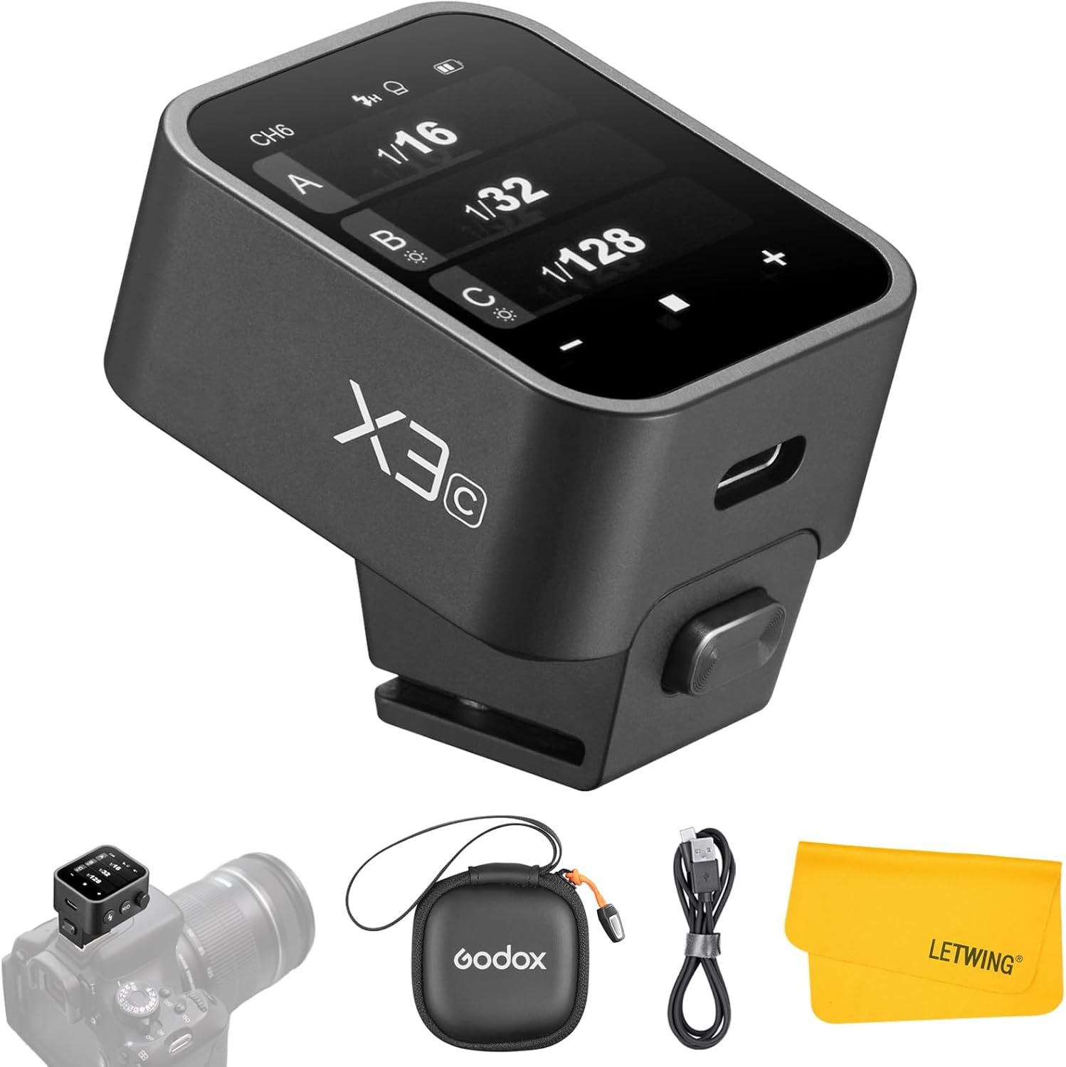 Godox Xnano X3 Wireless Flash Trigger for Canon