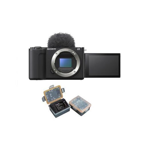 Cámara Sony ZV-E10 II (Negro) + Batería Kingma (Sony NP-FZ100)