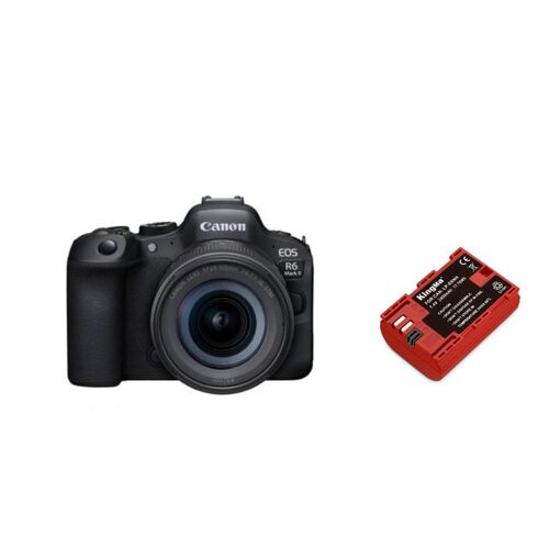 Canon EOS R6 Mark II + RF 24-105mm f/4-7.1 IS STM + Kingma 2400mAh Battery (Canon LP-E6NH)