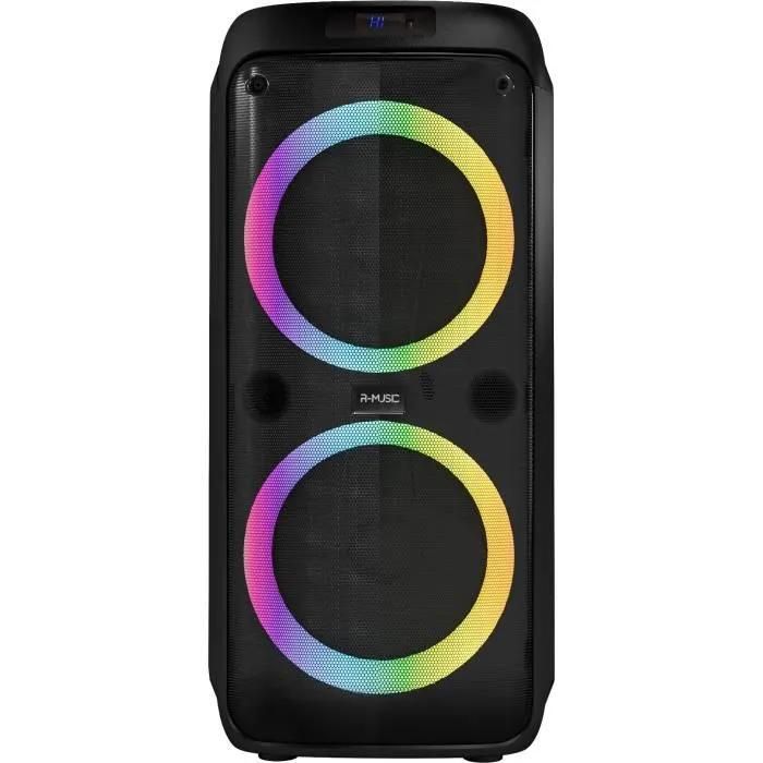 Altavoz inalámbrico R-Music Party Boost M de alta potencia - Bluetooth 5.3 - Negro