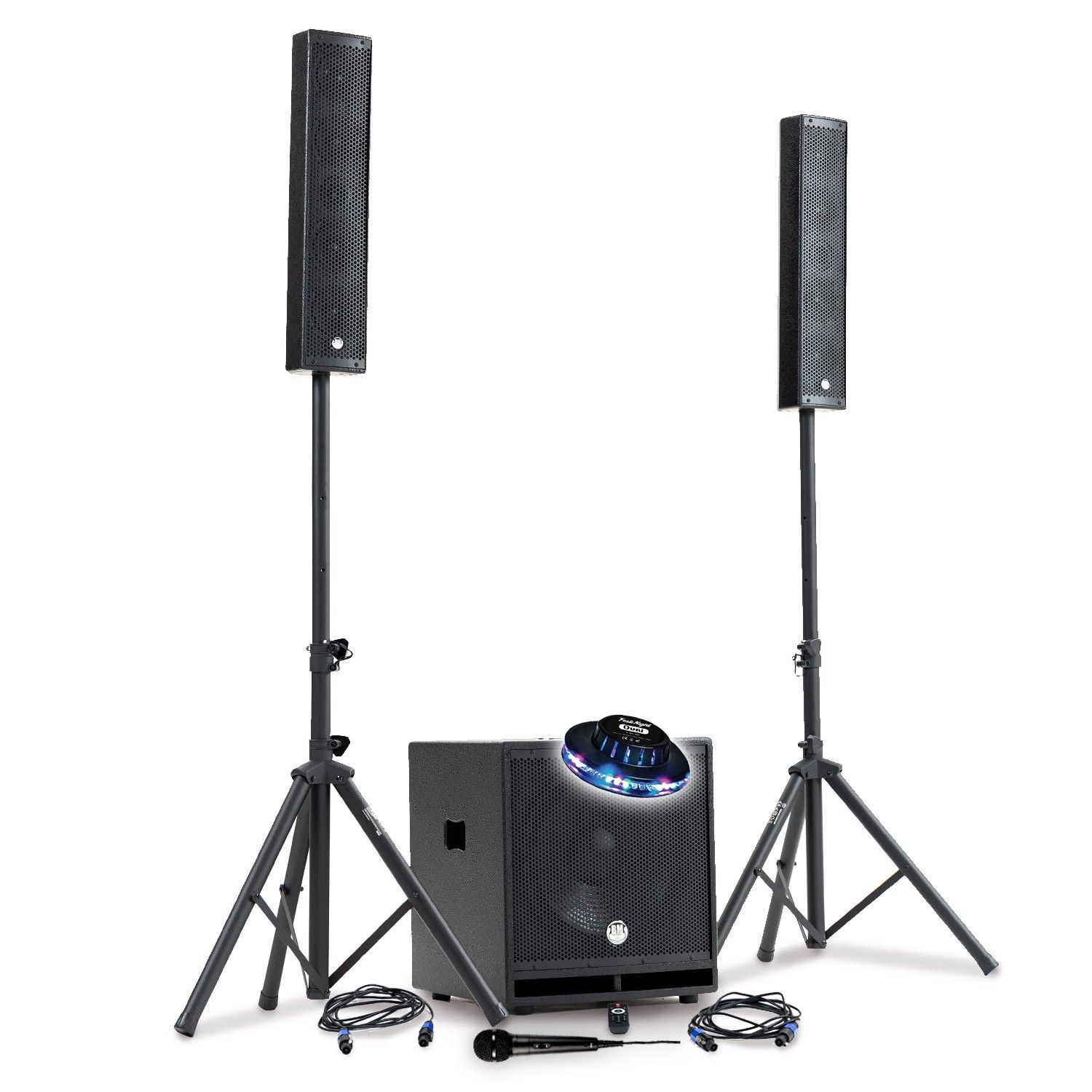 Paquete BM Sonic BMS-15-SLIM-BT Mega Sonido DJ
