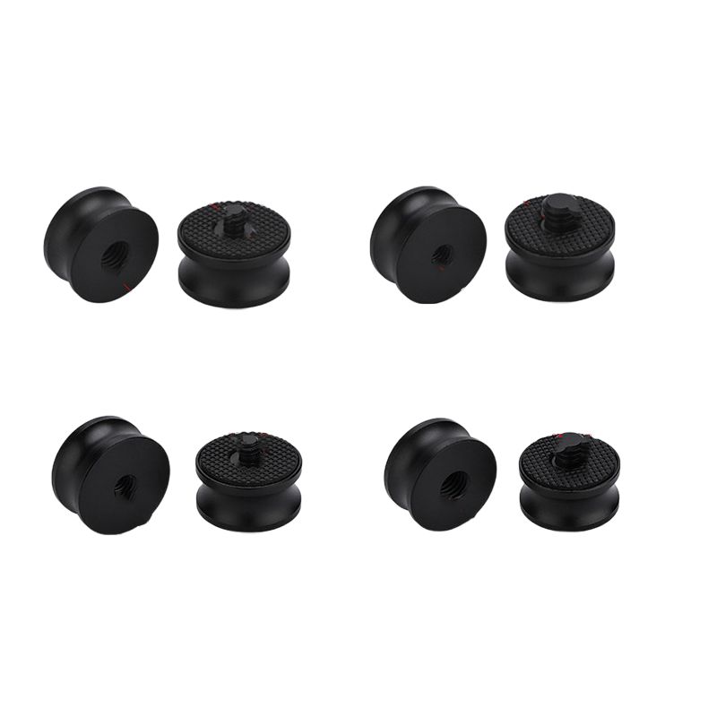 INF 3/8" Female to 1/4" Male Camera Tripod Adapter Set (4 Piece)