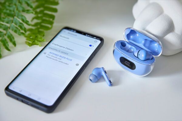 Intenso TWS True Wireless Earbuds (Bluetooth, Noise Cancellation)