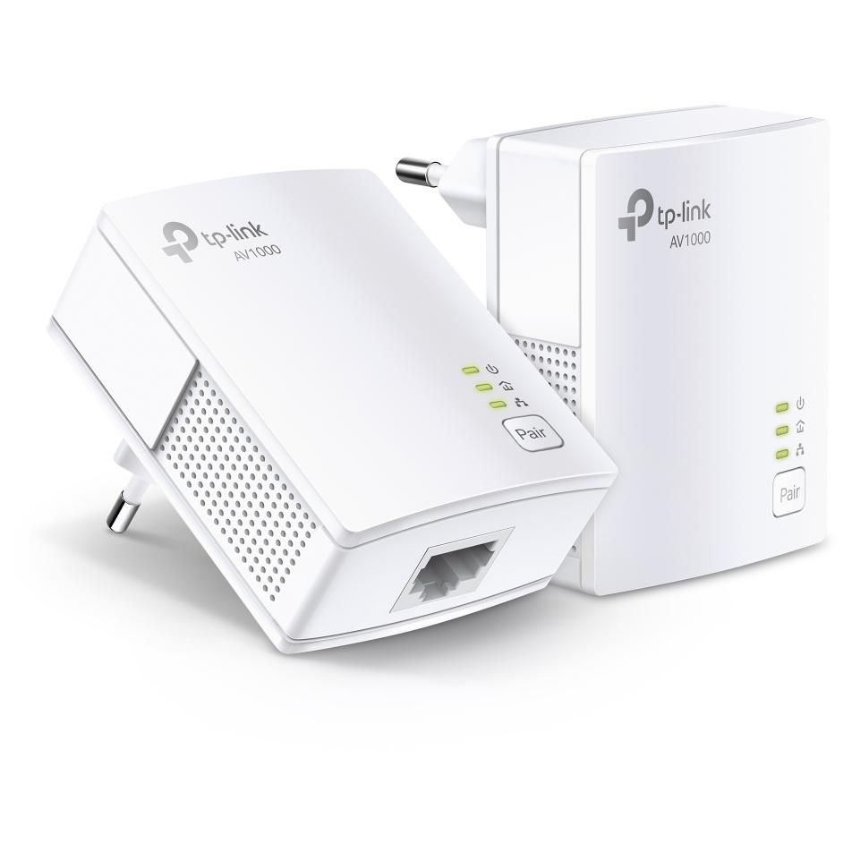 TP-Link TL-PA717KIT 1000Mbps Ethernet/LAN Adapter, White (2-Pack)