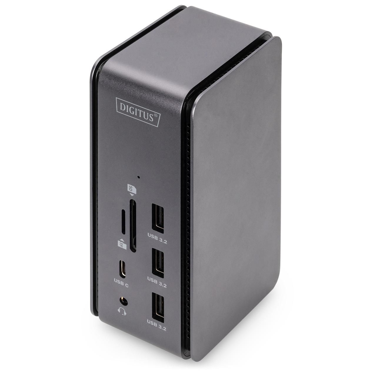 Estación de acoplamiento Digitus USB4 8K, USB Tipo C